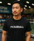 Pickleball Impact Burst by Pepini Pickleball β athletic-heather-grey Casual Wear Pickleball T-Shirt front view